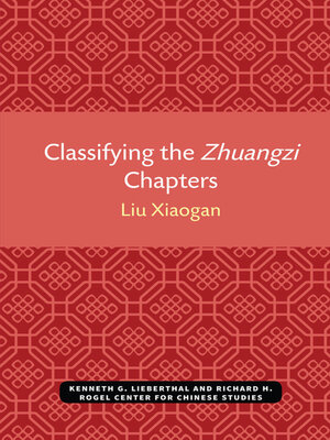cover image of Classifying the Zhuangzi Chapters
